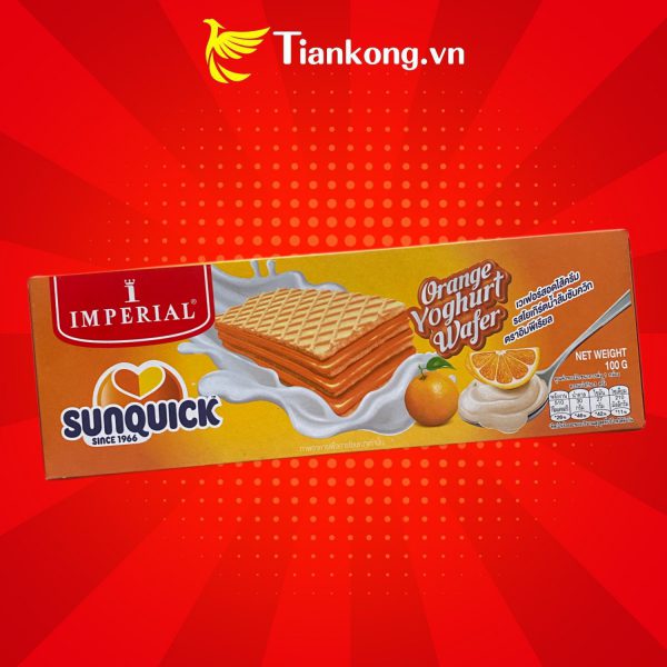 Bánh xốp cam Sunquick 100g